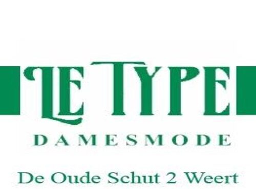 Logo Le Type damesmode, Sponsor van V.V. De Schäöpkes
